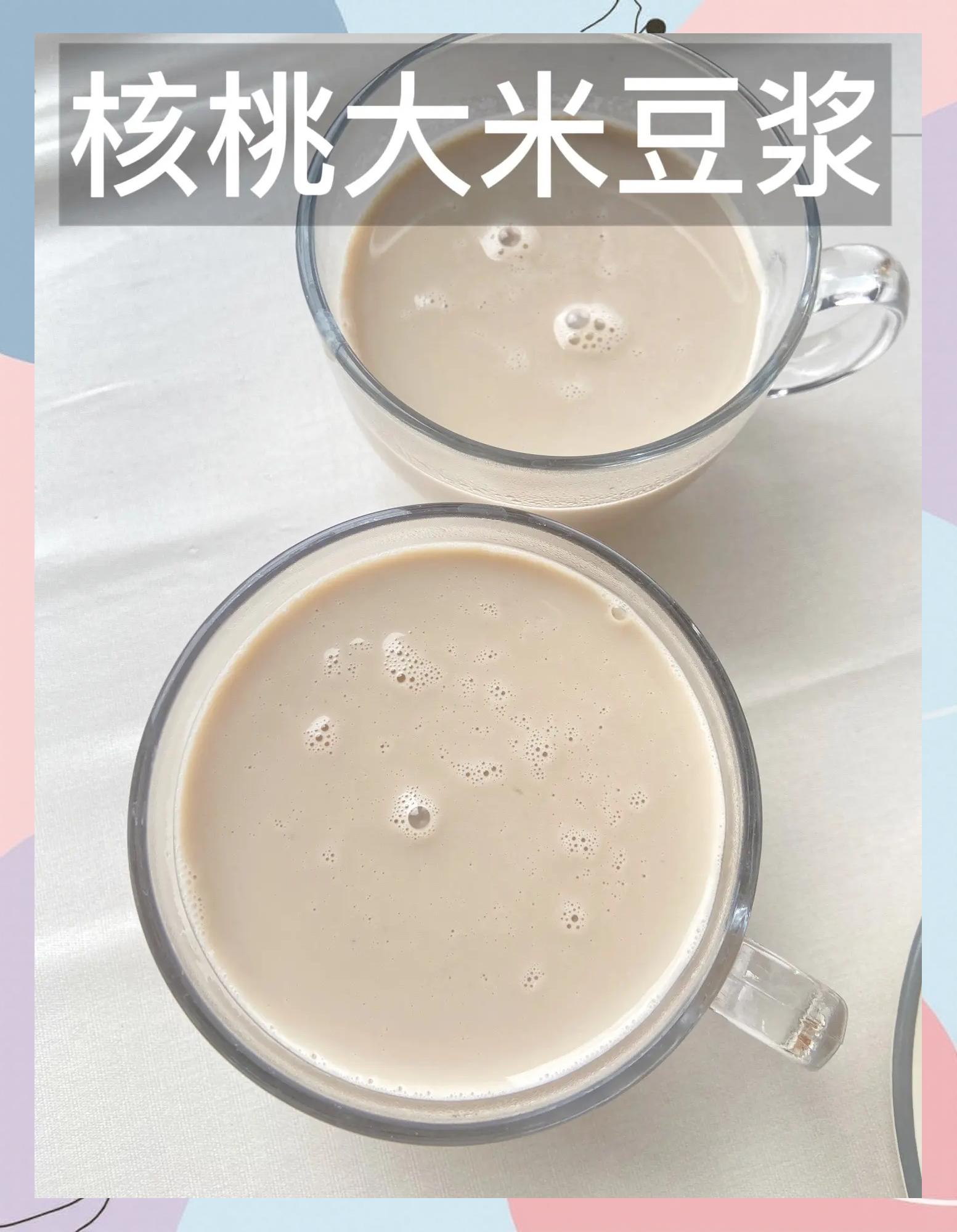 小米大米红枣核桃豆浆(核桃大米红枣豆浆功效)