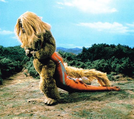 小时的寒文奥特曼打怪兽()