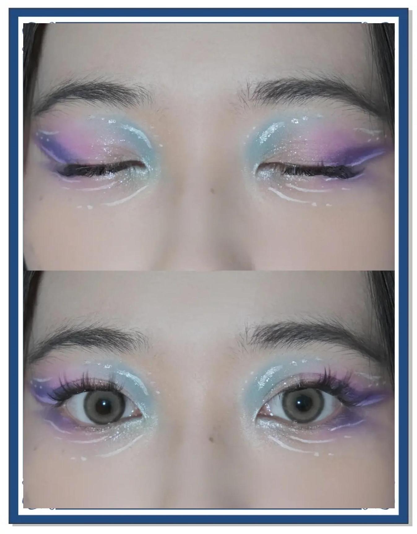 梦幻创意妆面冬天(梦幻创意妆容造型图片大全)