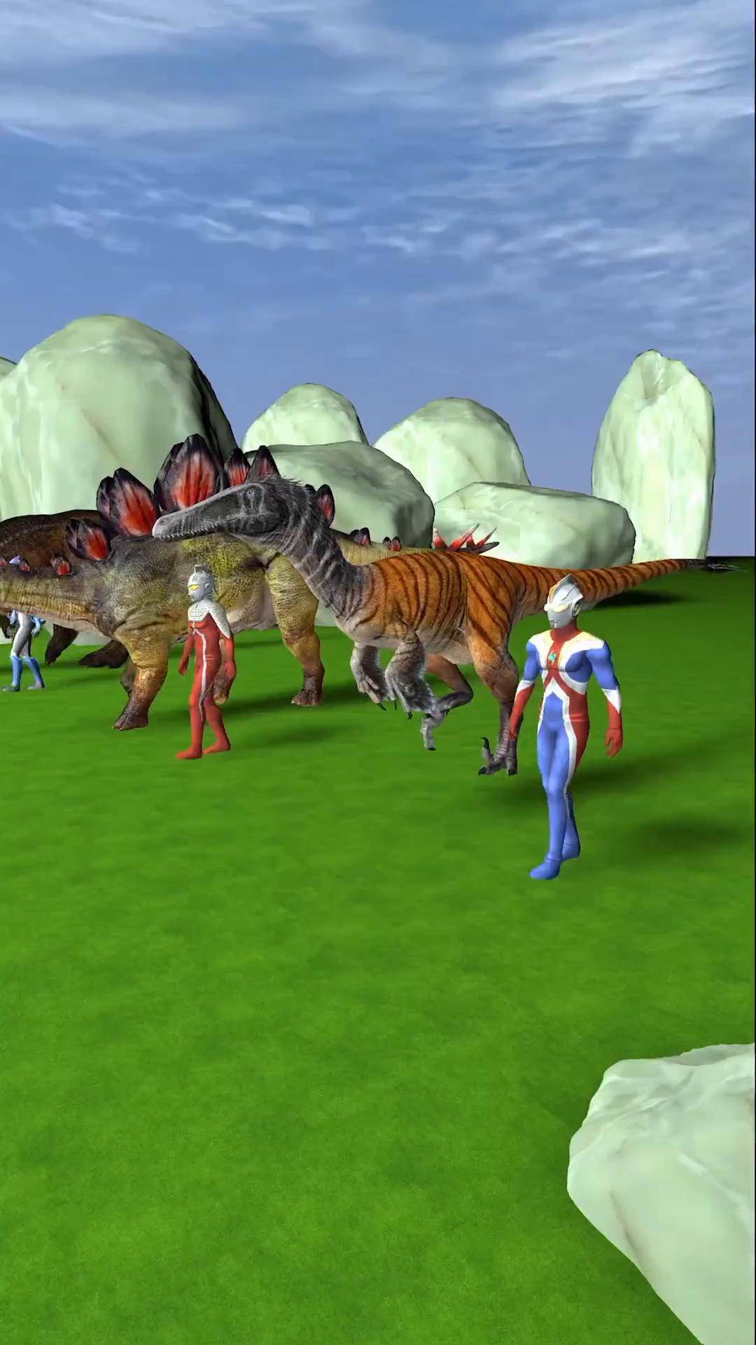 恐龙与奥特曼游戏下载(恐龙和奥特曼长什么样子)