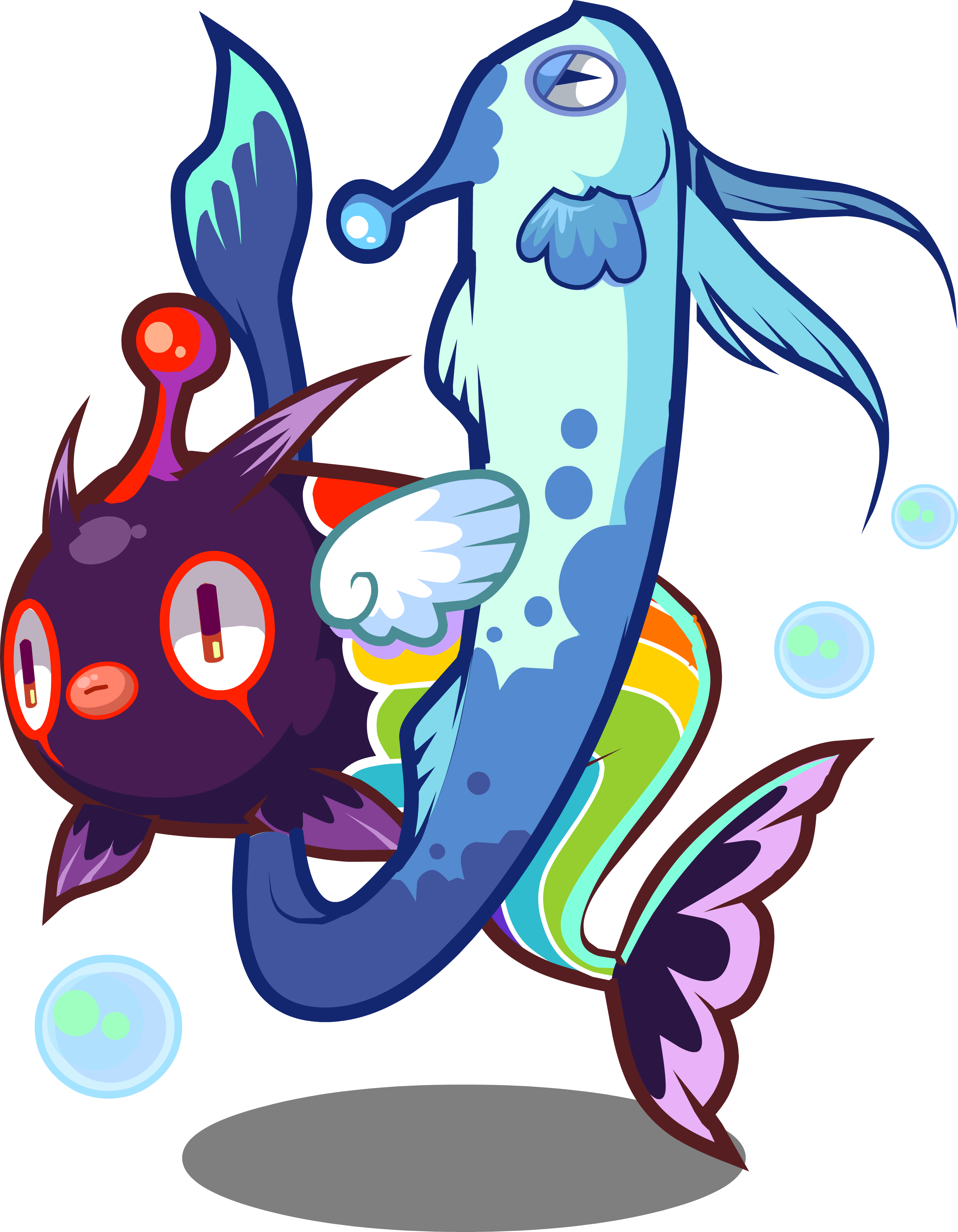 洛克王国冻鱼企鹅(洛克王国大地组遗传技能表)