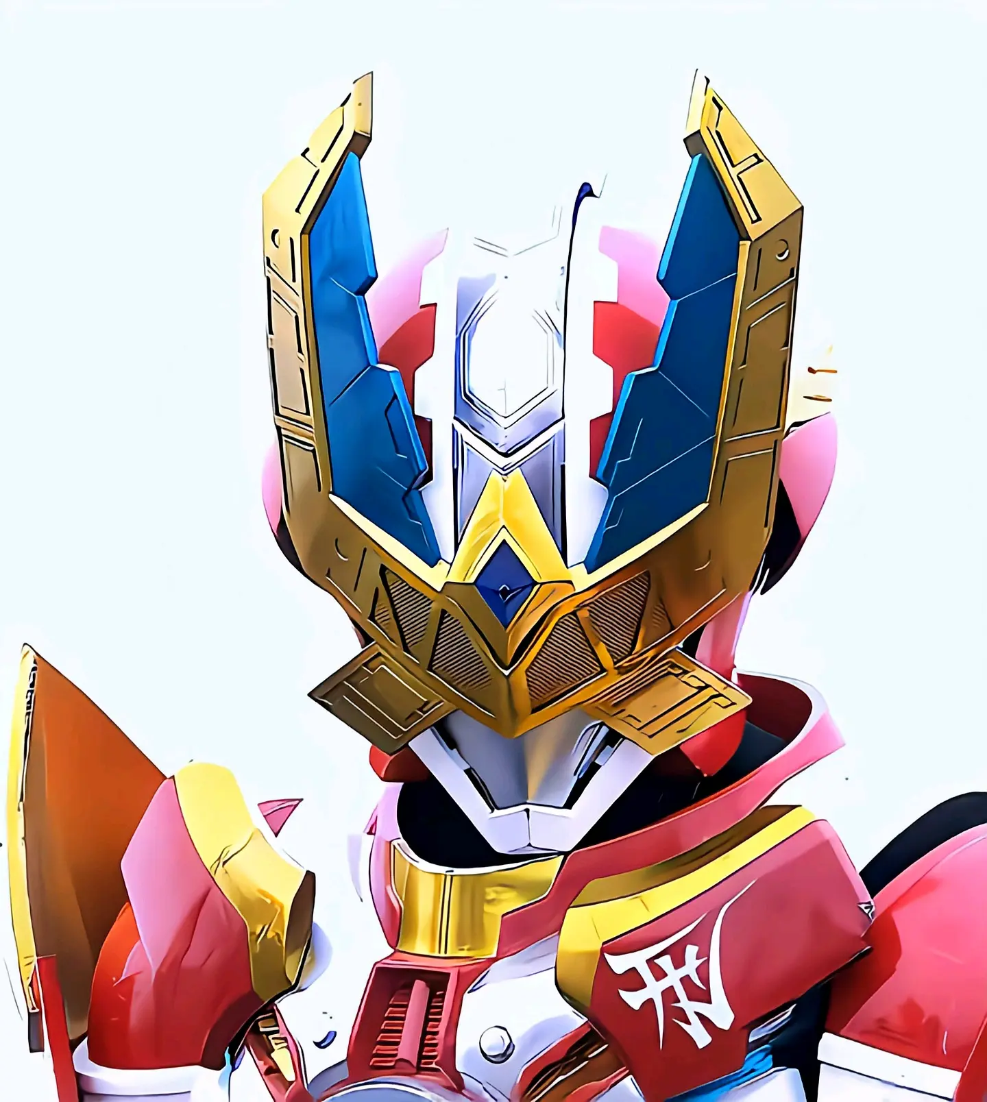 铠甲勇士刑天的画(铠甲勇士刑天画画半身像)