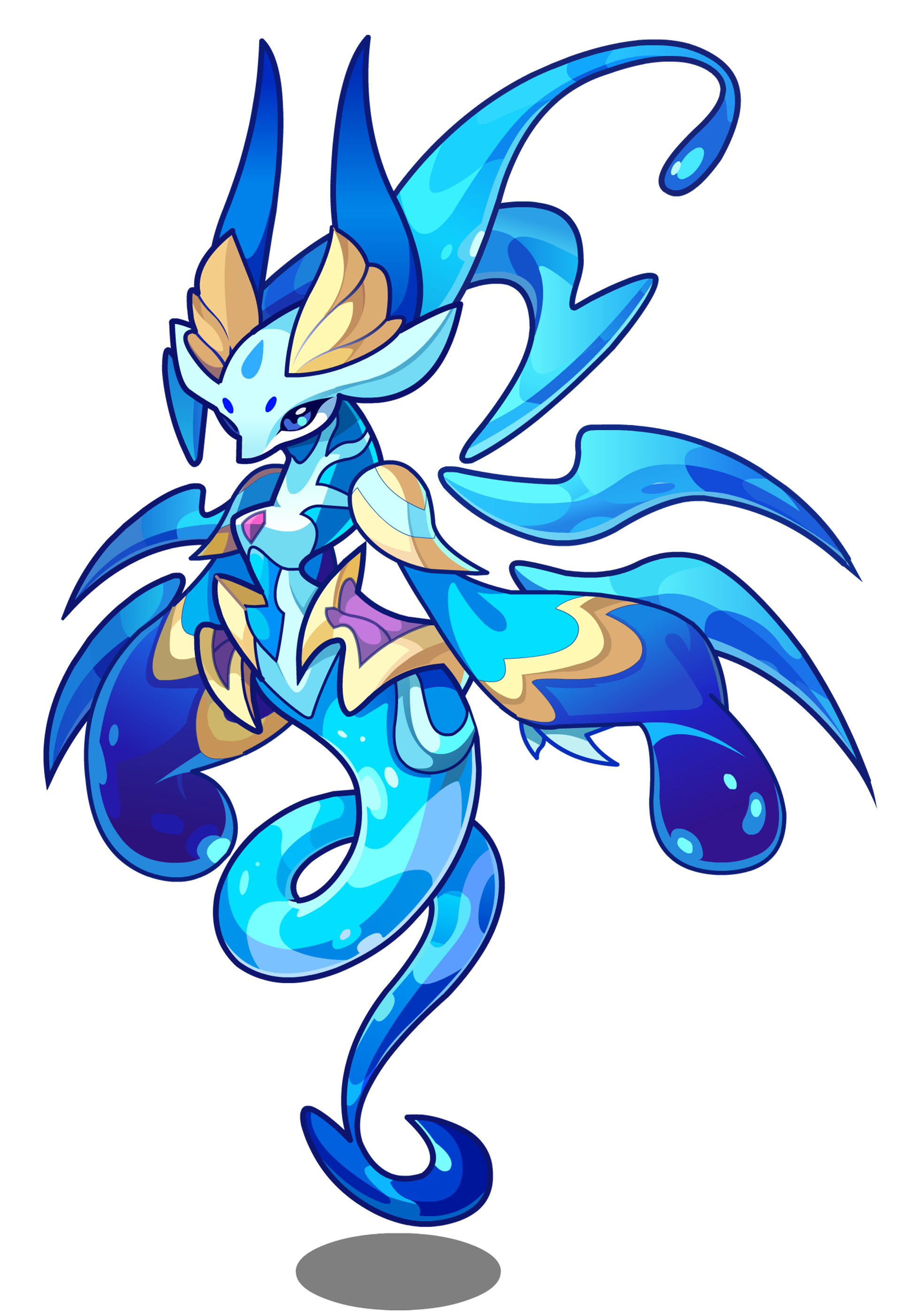 洛克王国蓝灵和黄灵(洛克王国蓝灵黄灵赤灵绿灵紫灵图片)