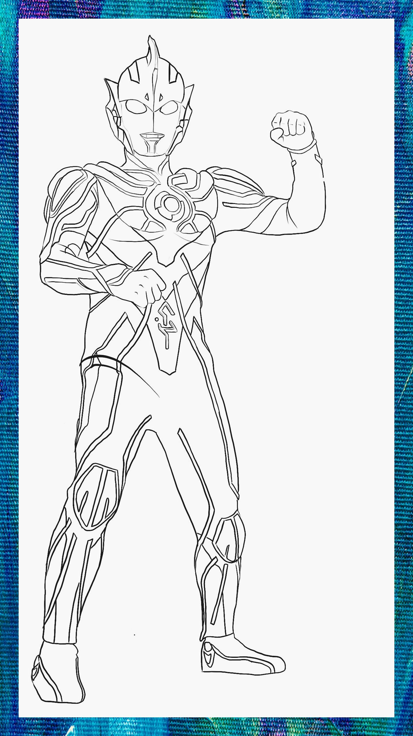 素描画雷欧奥特曼(雷欧奥特曼涂色的简笔画)