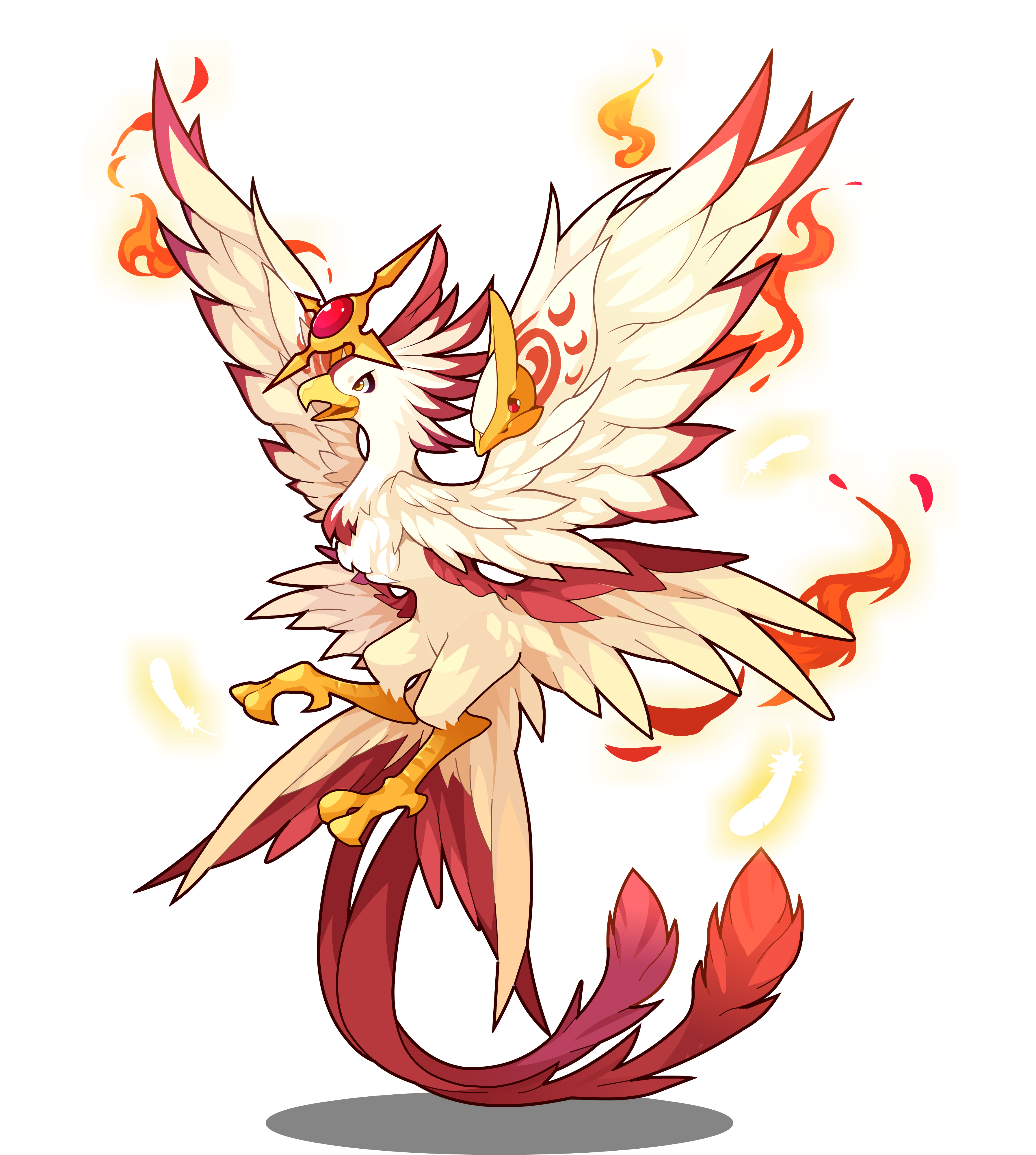 洛克王国呆羽雀(洛克王国南圣兽雀羽)