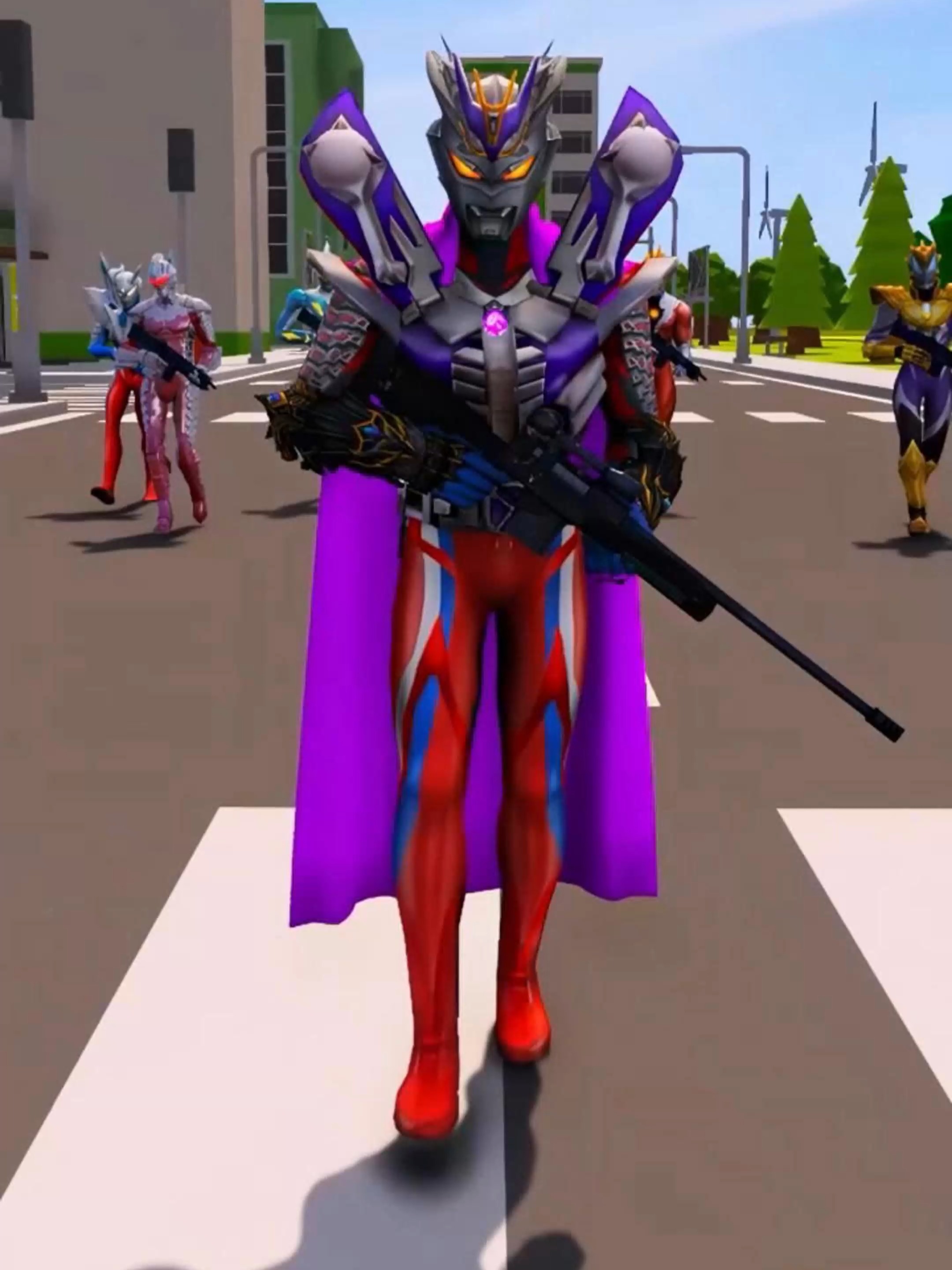 奥特曼打铠甲(奥特曼打铠甲勇士谁会赢)