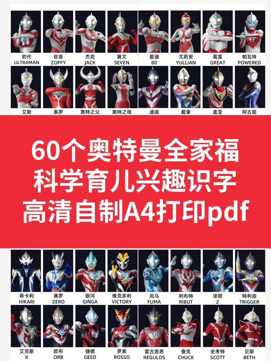 奥特曼家族介绍(奥特曼家族介绍图片)