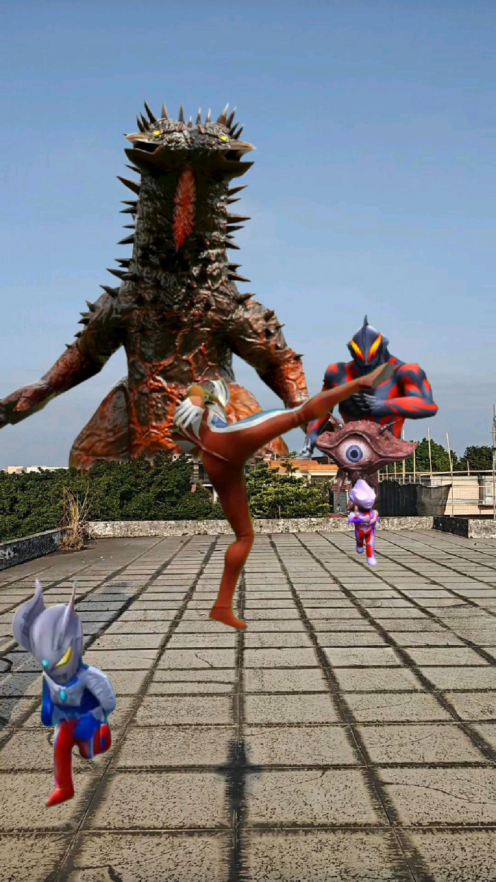 奥特曼打怪兽的情景(奥特曼打怪兽的最精彩的片段)