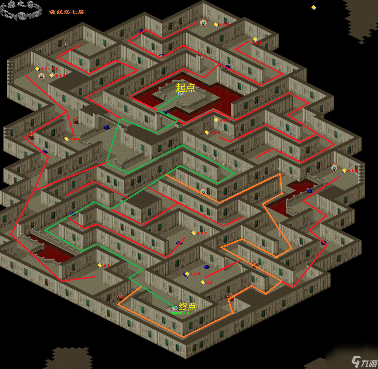 66层魔塔攻略(魔塔60层超详细攻略)