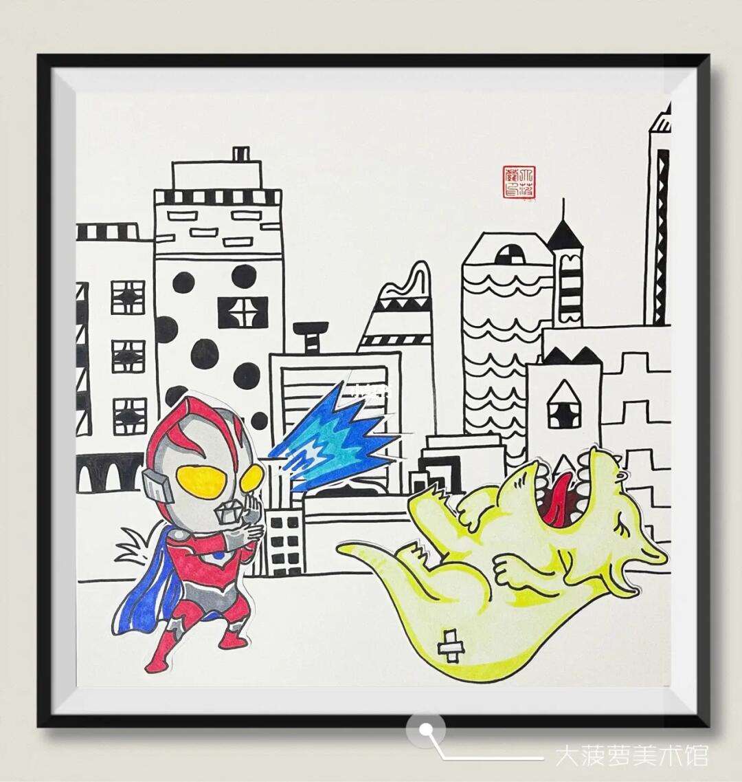 奥特曼打怪兽什么画(奥特曼打怪兽简单画法)