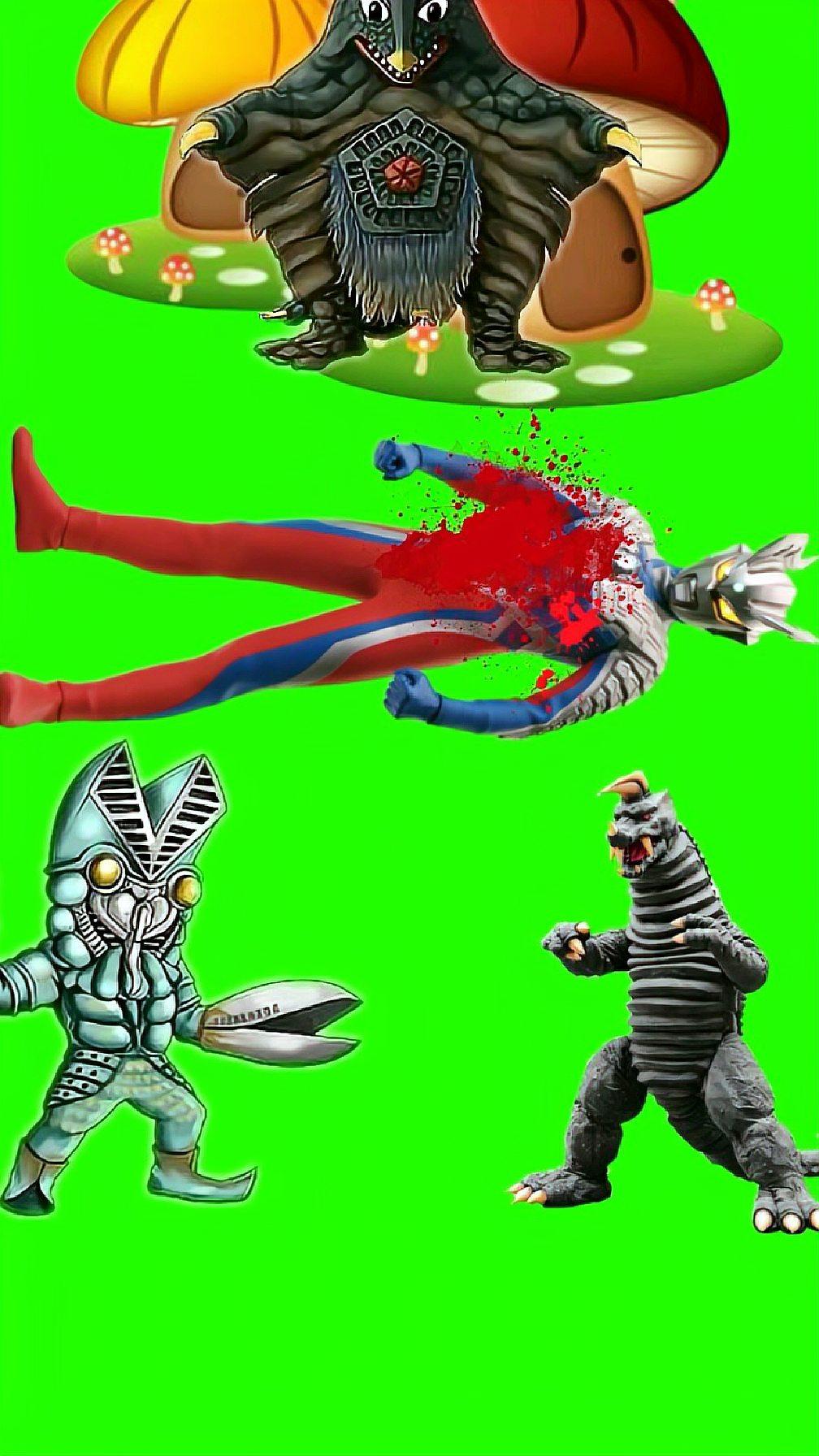 一个大僵尸打奥特曼(我想看奥特曼打僵尸的)